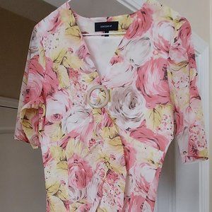 Ladies pastel floral top